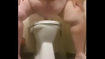 Bbw riding a big dildo